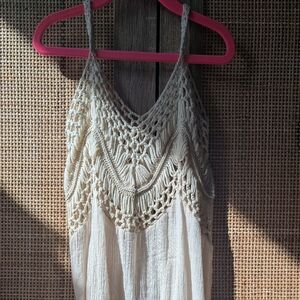 SHEIN Beige Textured Fabric